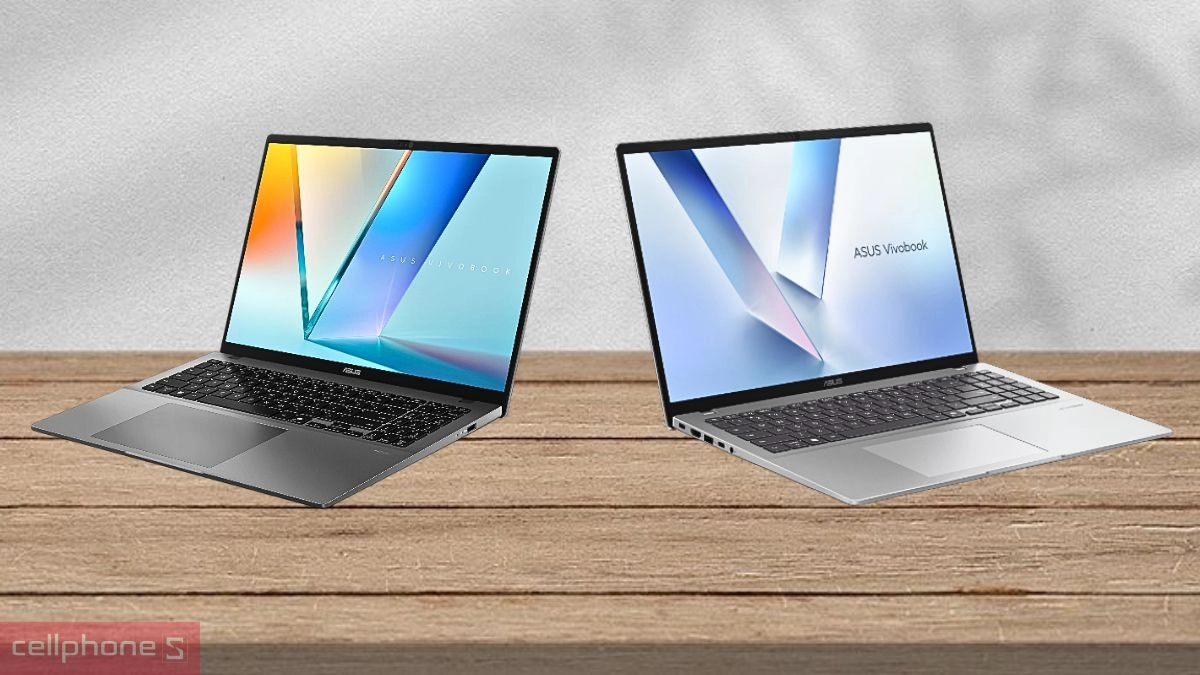 So sánh laptop ASUS Vivobook 16 M3607GA-SH034W Ryzen AI 7