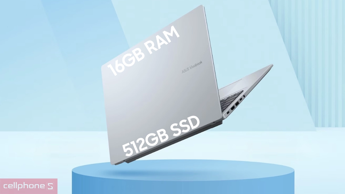 RAM DDR5 và SSD PCIe Gen 4 hỗ trợ đa nhiệm chuyên sâu