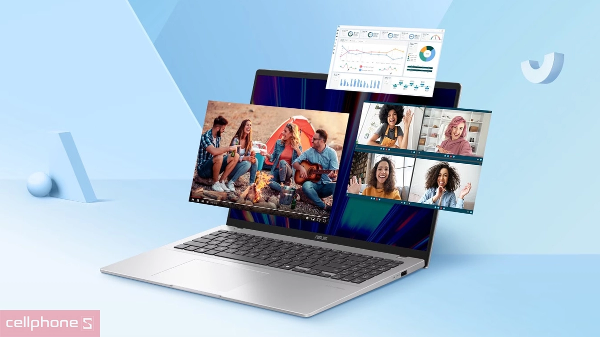 Laptop ASUS VivoBook 16 sở hữu thiết kế sang trọng