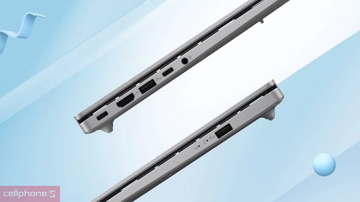 Pin lớn và hệ thống cổng kết nối linh hoạt