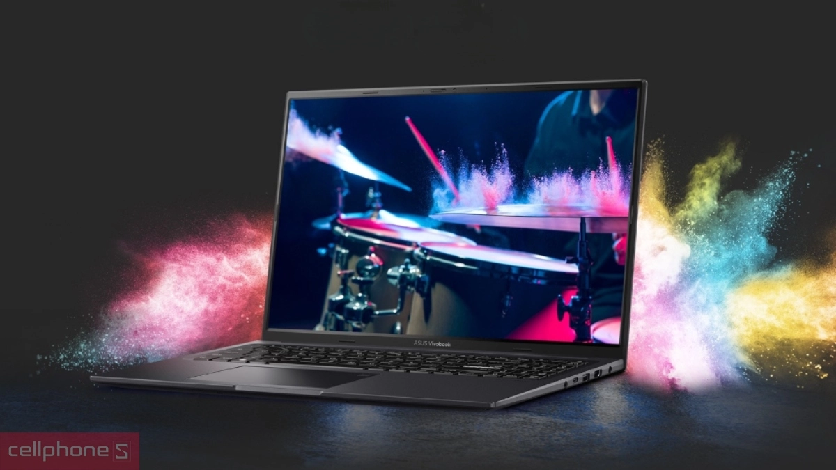 Thiết kế, độ bền bỉ của laptop ASUS Vivobook 16X K3605VC-RP491W