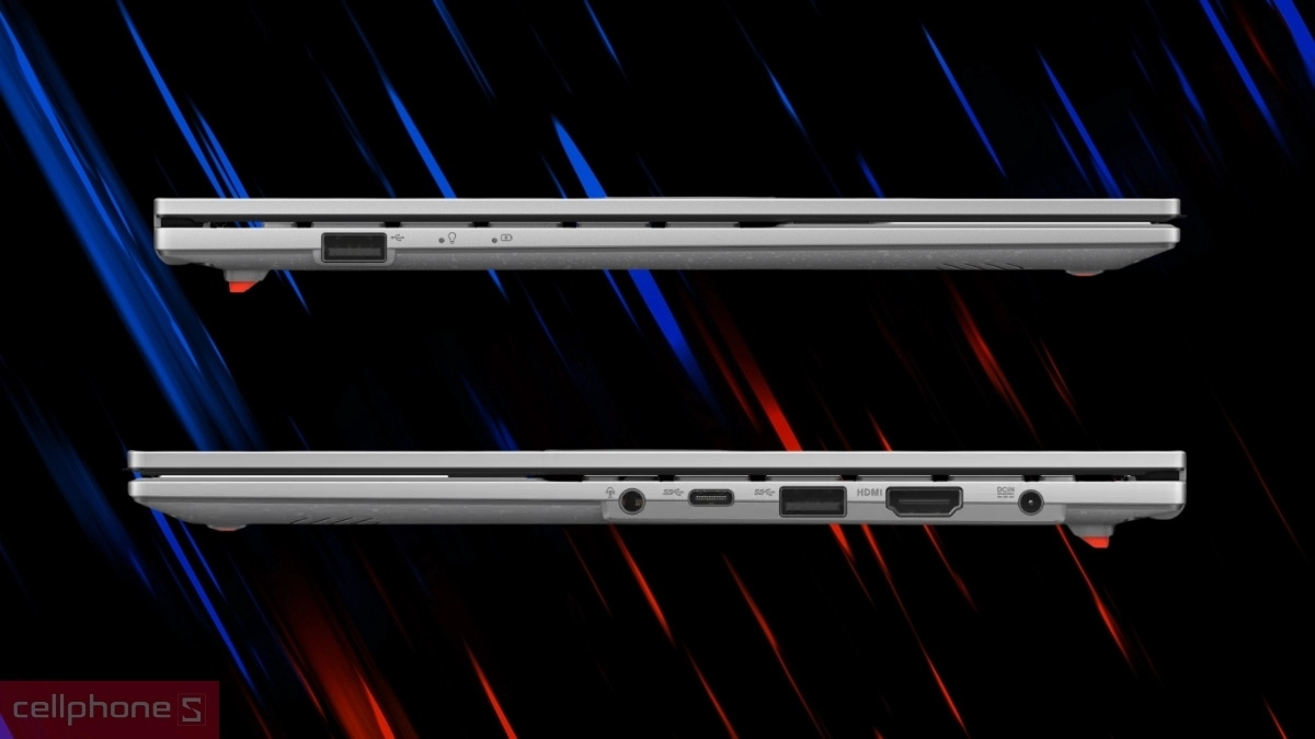 Cổng kết nối laptop ASUS VivoBook Go 14 E1404FA-EB935W