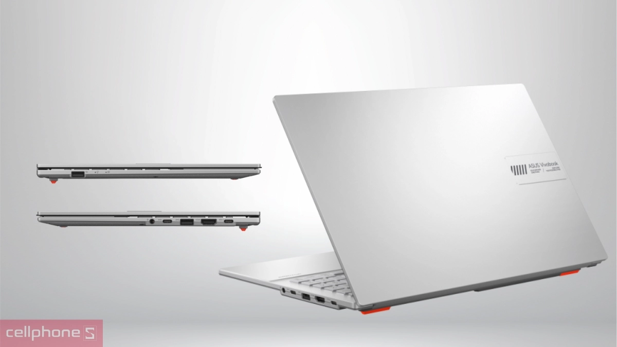 Dung lượng pin, cổng kết nối của laptop ASUS Vivobook Go 15 E1504FA-BQ1150W