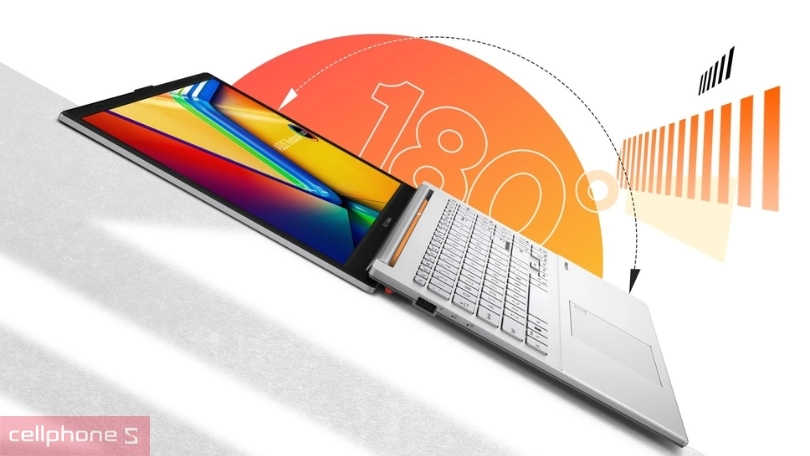 Laptop Asus Vivobook Go 15 E1504FA-NJ454W: Đa nhiệm mượt mà, pin xài thả ga