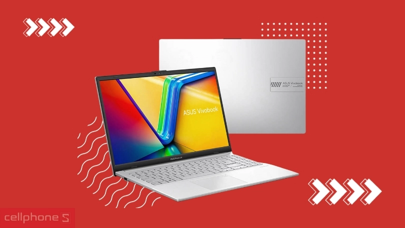 Laptop Asus Vivobook Go 15 E1504FA-NJ454W: Đa nhiệm mượt mà, pin xài thả ga