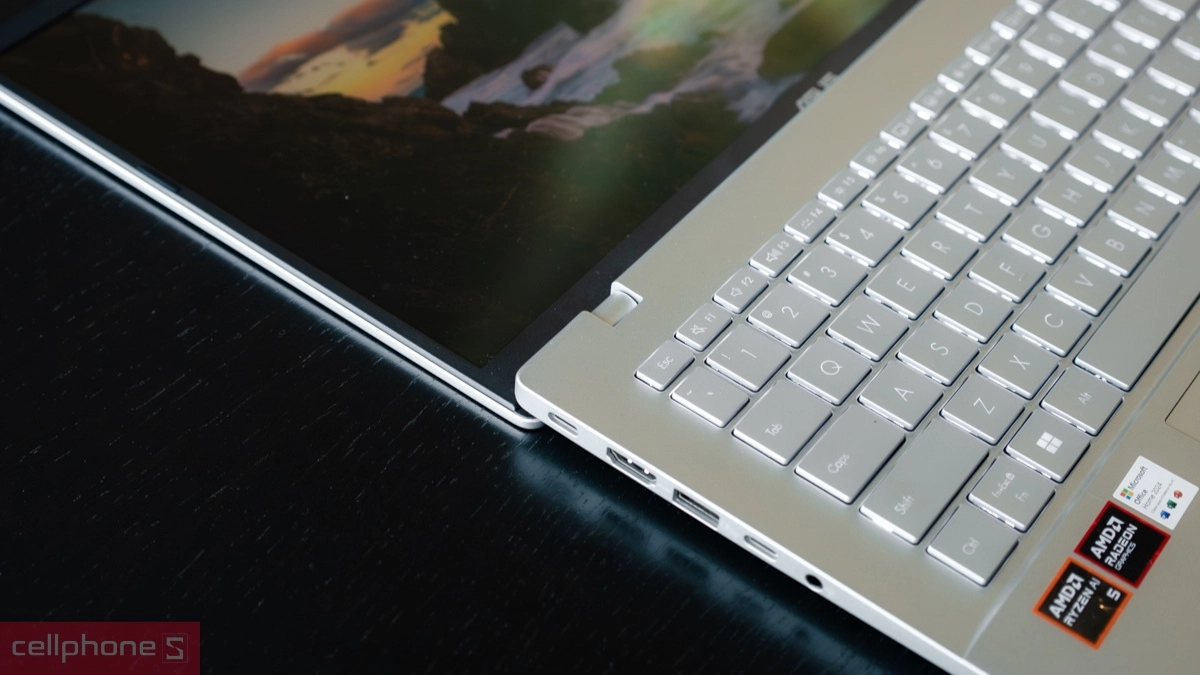 Thiết kế laptop Asus Vivobook S14 M3407KA-SF034WS Ryzen AI 5