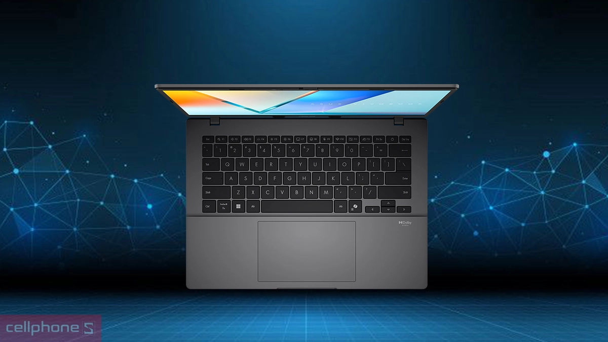 Asus Vivobook S14 S3407QA-SF043WS là viên pin dung lượng lớn 70Wh