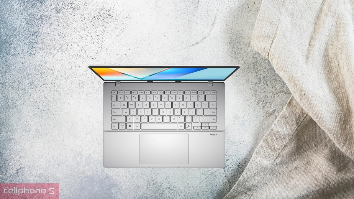 Laptop ASUS Vivobook S14 S3407VA-LY146W sở hữu tổng cộng 16GB RAM DDR5