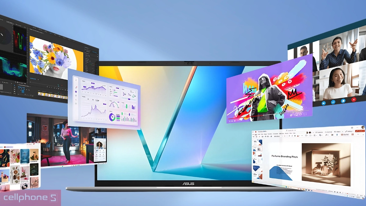 ASUS Vivobook S16 S3607QA SH040WS sở hữu RAM 16GB