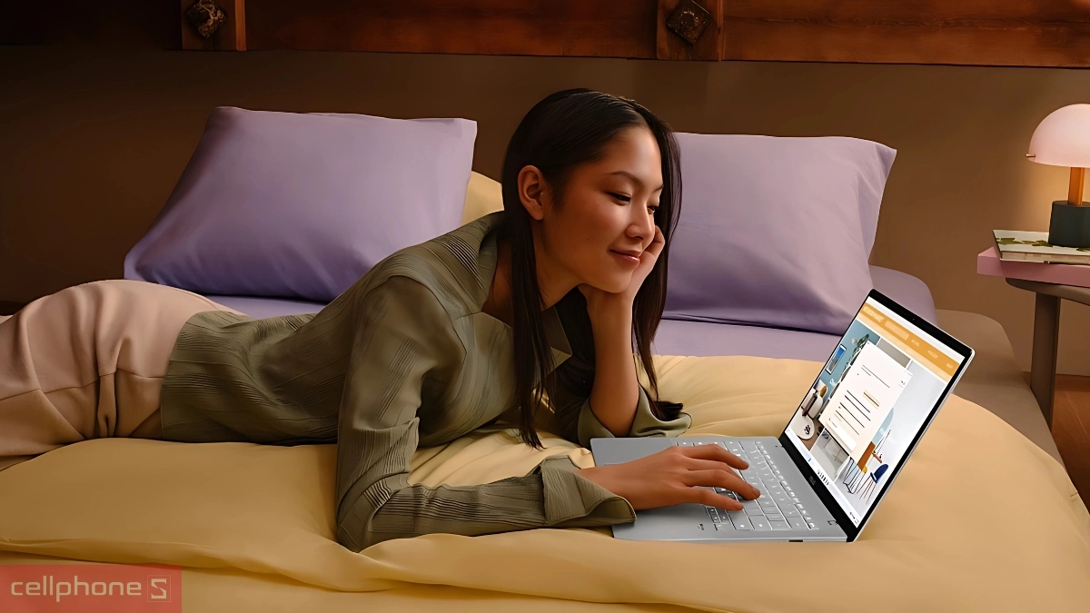 Laptop ASUS Vivobook S16 S3607QA SH040WS có màn hình 16.0 inch độ phân giải WUXGA