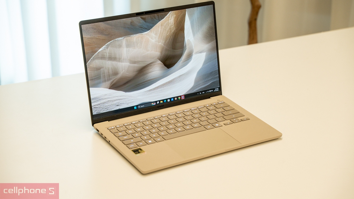 Asus Zenbook A14 trang bị RAM LPDDR5X hỗ trợ đa nhiệm và lưu trữ