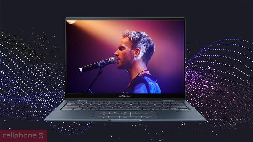 Âm thanh laptop Asus Zenbook 14 Flip OLED UP3404VA-KN038W