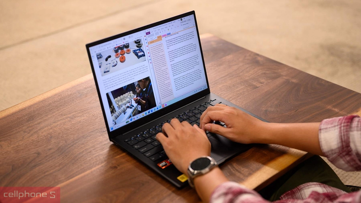 RAM LPDDR5X 16GB, SSD PCIe 4.0 512GB tốc độ cao