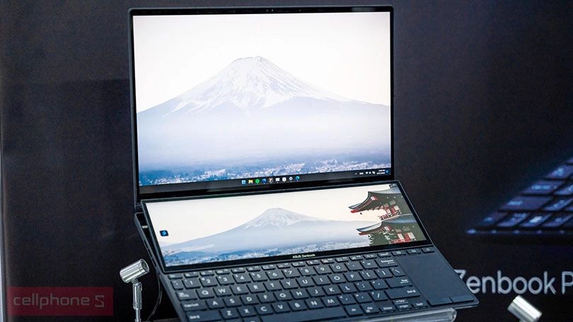 Đánh giá thiết kế Laptop Asus Zenbook Pro 14 Duo OLED UX8402ZE M3044W