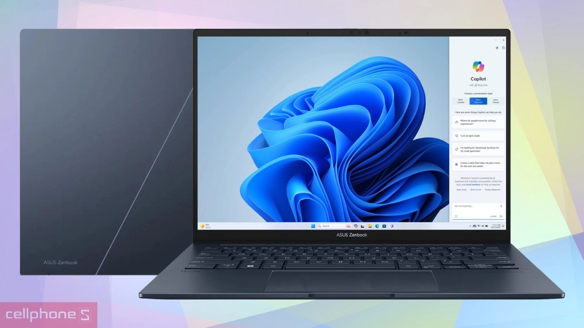 Laptop ASUS Zenbook 14 UX3405CA-PZ188WS - Hiển thị sắc nét, cấu hình lý tưởng