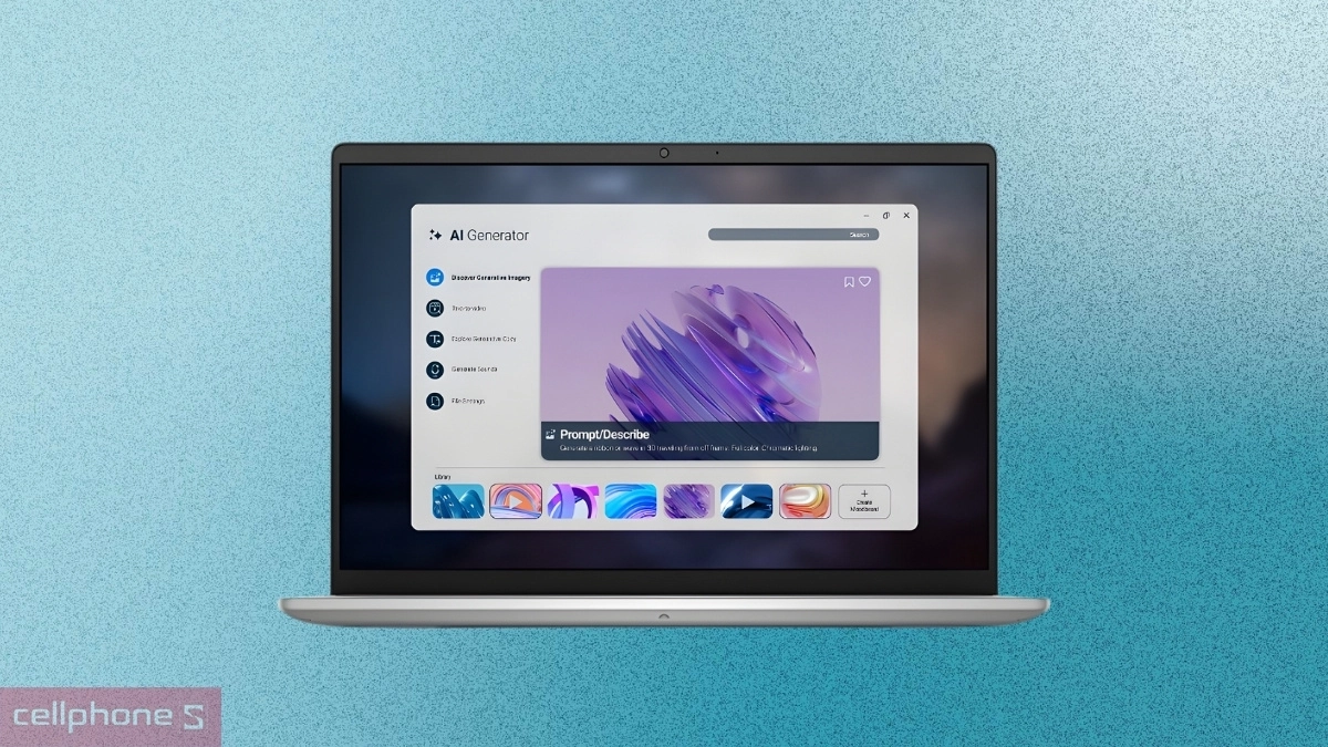 Camera laptop Dell 14 DC14255 71083617 Ryzen AI 7