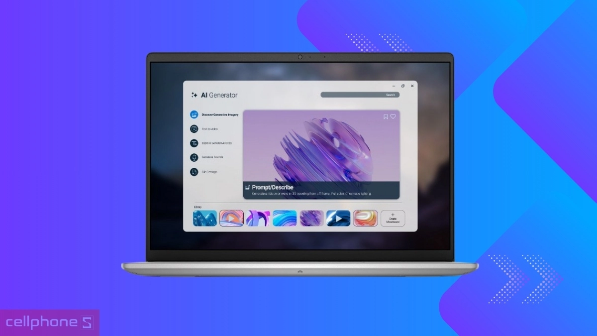 Màn hình laptop Dell 14 DC14255 DC4AI5278W1 Ryzen AI 5