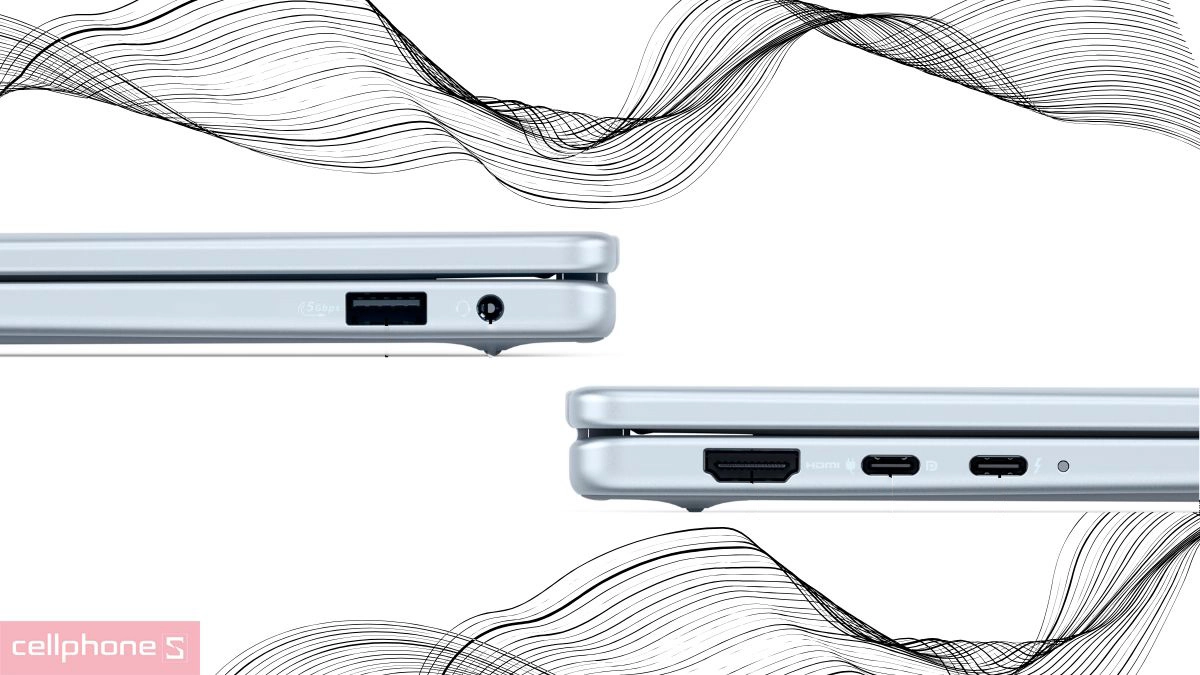 Dell 16 đa dạng cổng kết nối