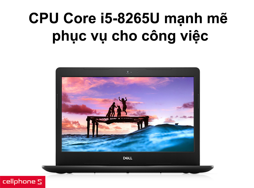 CPU Core i5-8265U mạnh mẽ phục vụ cho công việc