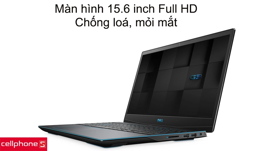 Màn hình 15.6 inch Full HD chống loá, mỏi mắt