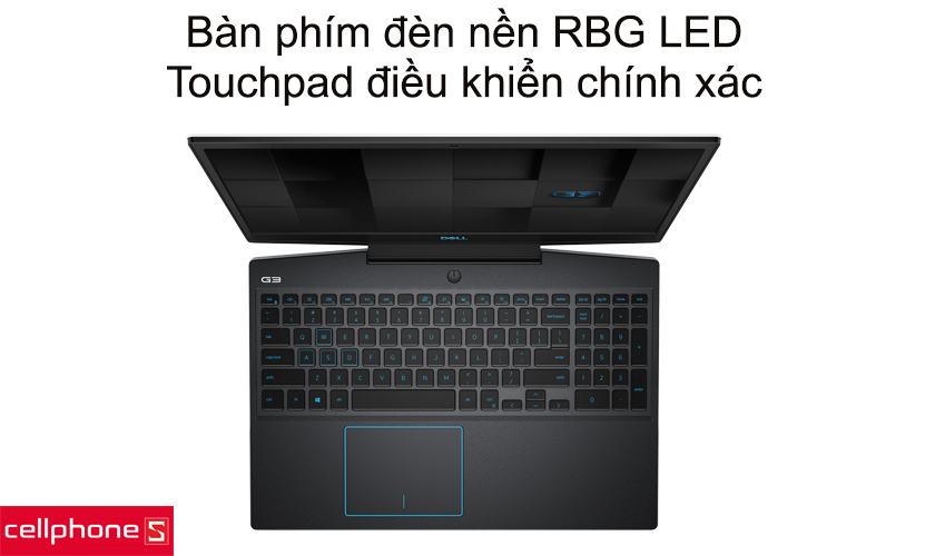 Bàn phím đèn nền RGB LED, touchpad điều khiển chính xác