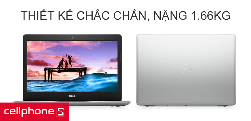 Thiết kế chắn chắc, khối lượng nhẹ nhàng 1.66 kg
