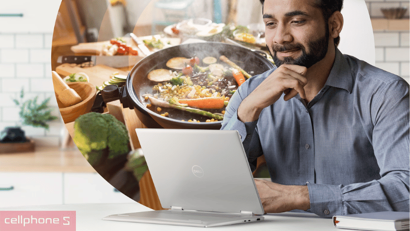 Hiệu năng laptop Dell Inspiron 14 2-in-1 I7430-5800SLV RD7PJ