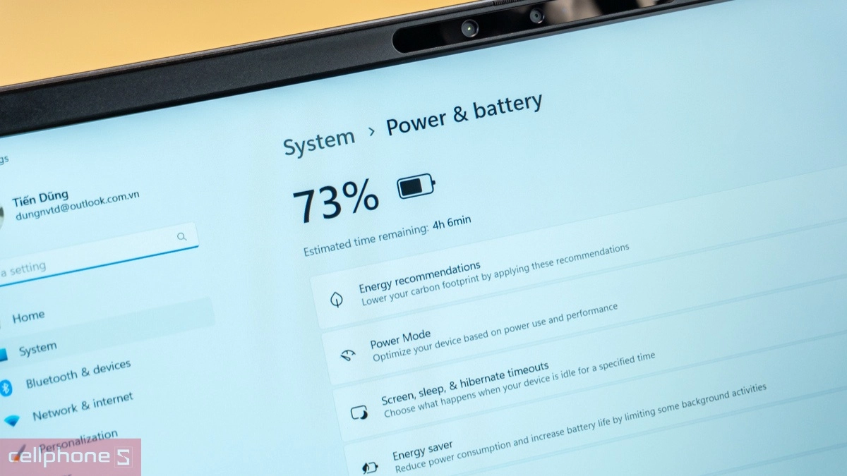 Pin, thời lượng sử dụng của laptop Dell Inspiron 14 5441 5MNK1 Copilot+X Plus