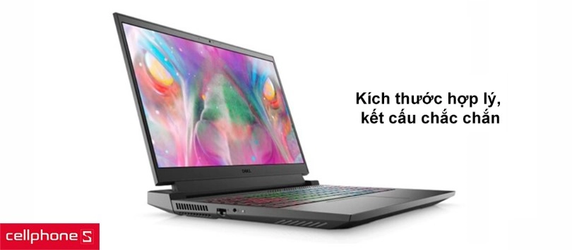 Kích thước hợp lý, kết cấu chắc chắn