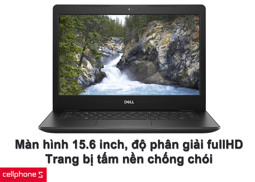 Màn hình 15.6 inch, độ phân giải fullHD mang lại không gian giải trí tốt