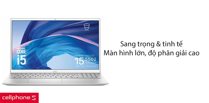Thiết kế trang trọng cao cấp, màn hình lớn chất lượng cao