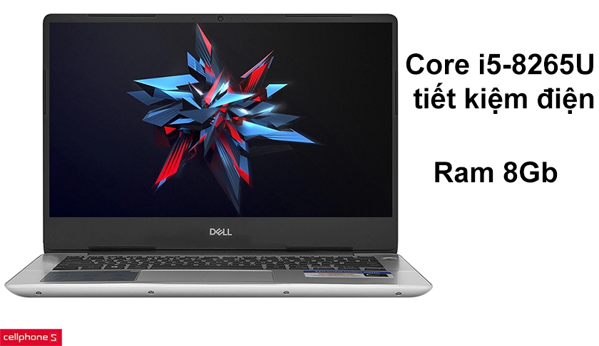Cấu hình mạnh với CPU core i5-8256U tiết kiệm điện và Ram 8GB DDR4 2666MHz