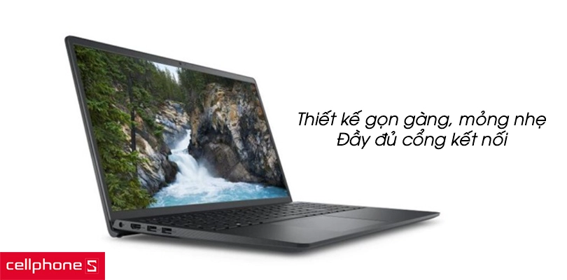 Thiết kế gọn gàng, mỏng nhẹ