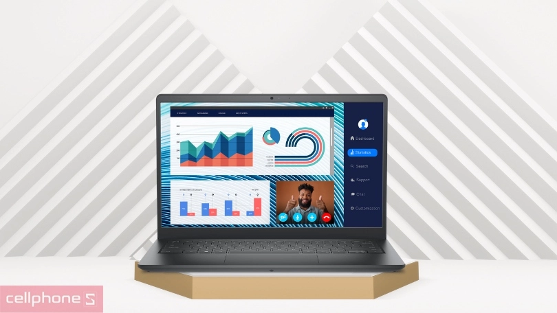 Laptop Dell Vostro 3420 81003348 - Thiết kế mỏng nhẹ, hiệu năng mạnh mẽ