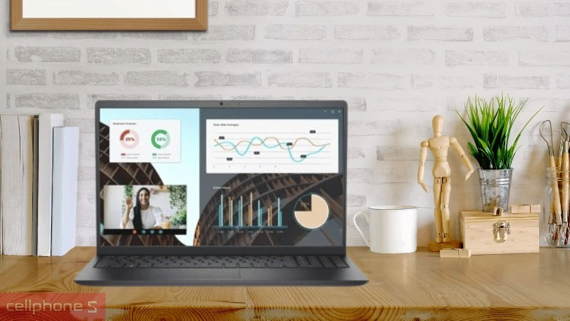 Màn hình và chất lượng hiển thị của laptop Dell Vostro 3530 2H1TPI5