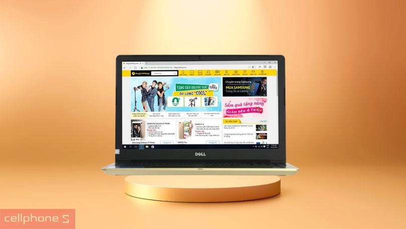 Laptop Dell Vostro 5568 - Thao tác mượt mà, màu sắc sang trọng 