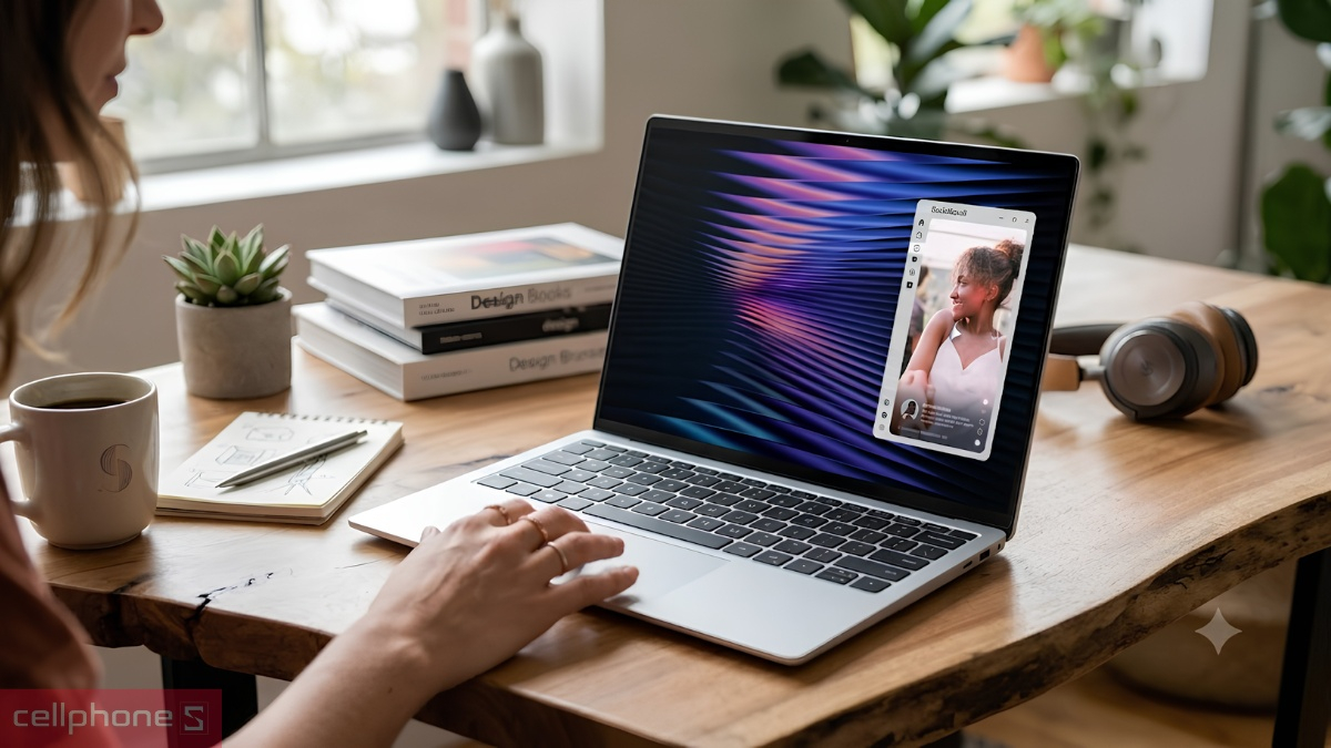 Dell XPS 13 nhỏ gọn với không gian hiển thị rõ nét