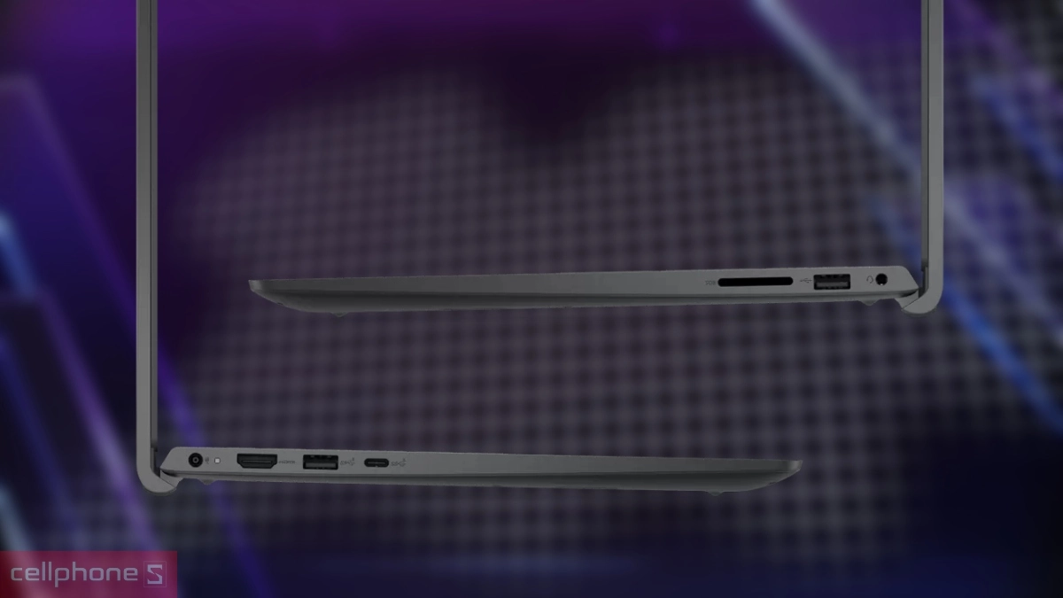 Dung lượng pin và hệ thống cổng kết nối của laptop Dell 15 DC15250 79N4M