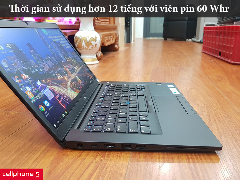Thời gian sử dụng hơn 12 tiếng