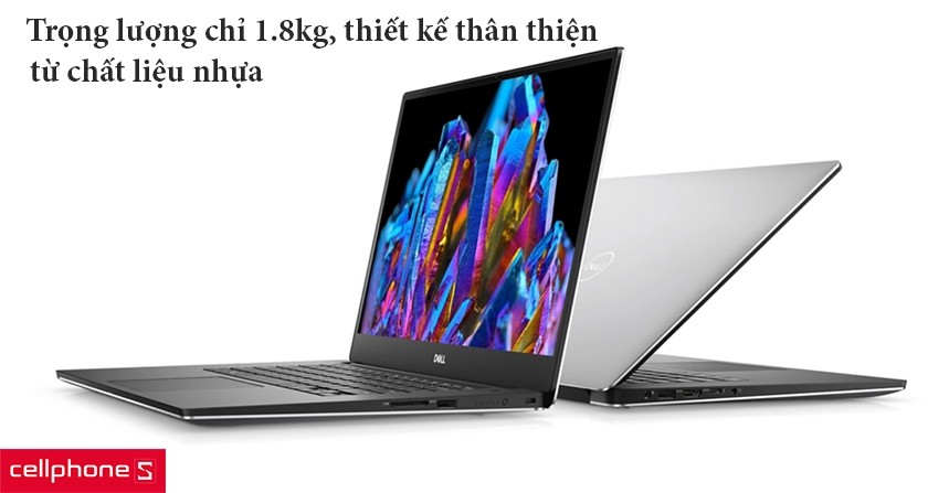 Trọng lượng chỉ 1.9 kg, thiết kế nguyên khối