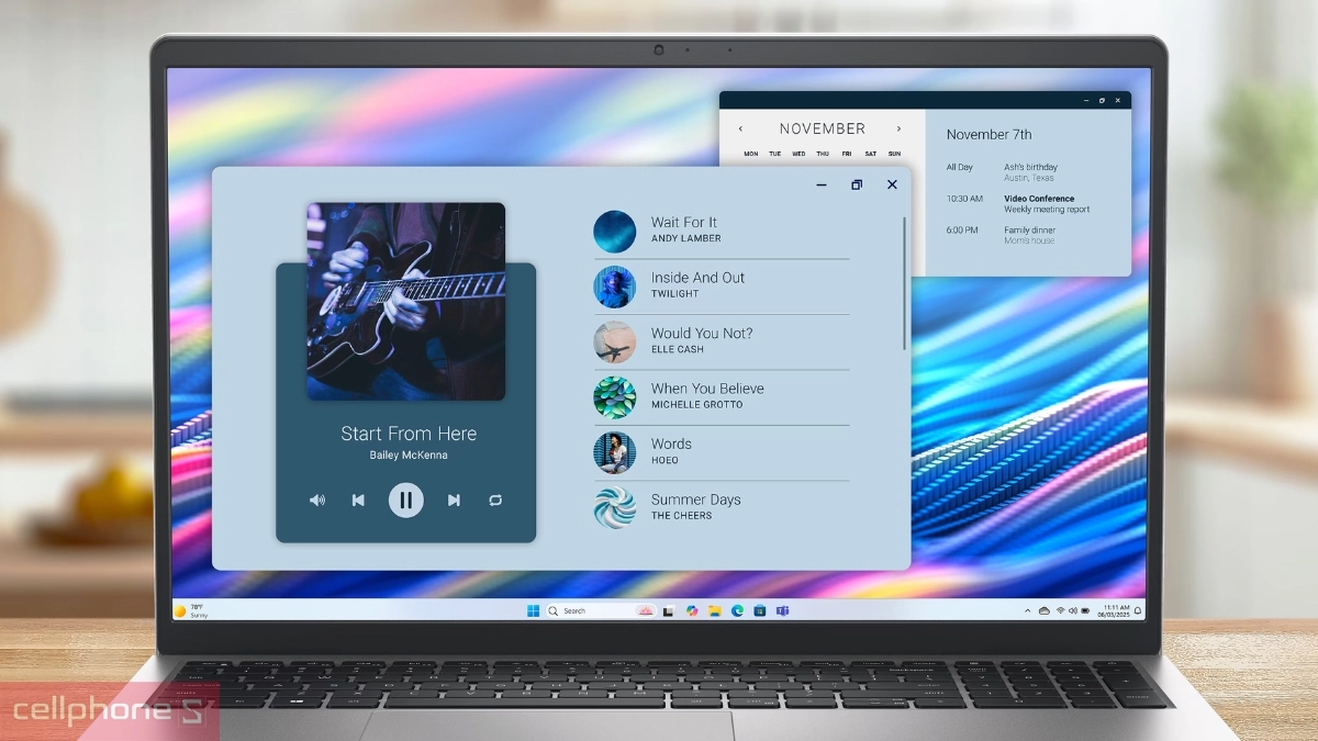 Thiết kế laptop Dell 15 DC15250 3G7T0