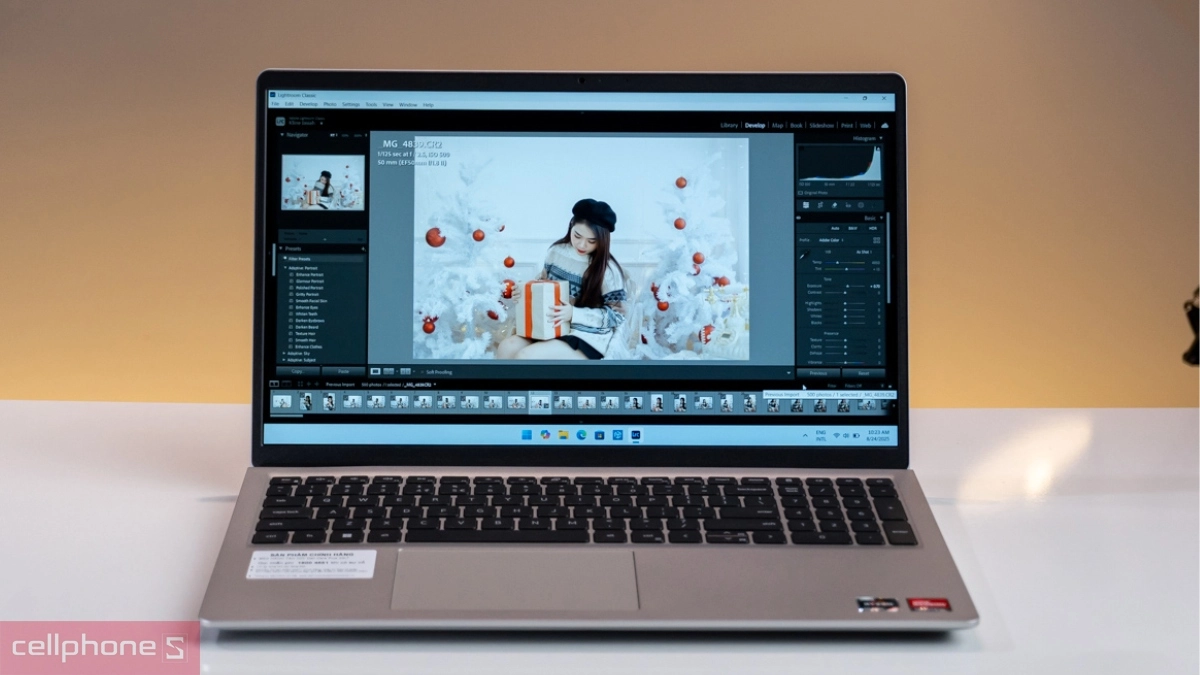 Cấu hình laptop Dell 15 DC15255 DC5R5802W1