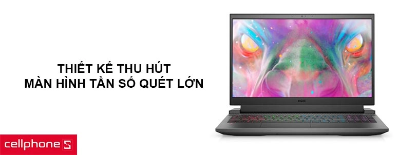 Thiết kế thu hút mọi ánh hình, màn hình tần số quét lớn