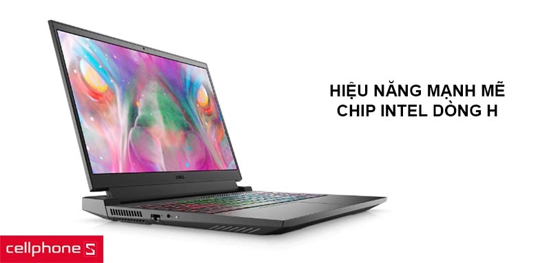 Hiệu năng mạnh mẽ với chip Intel dòng H, bộ nhớ đệm lớn