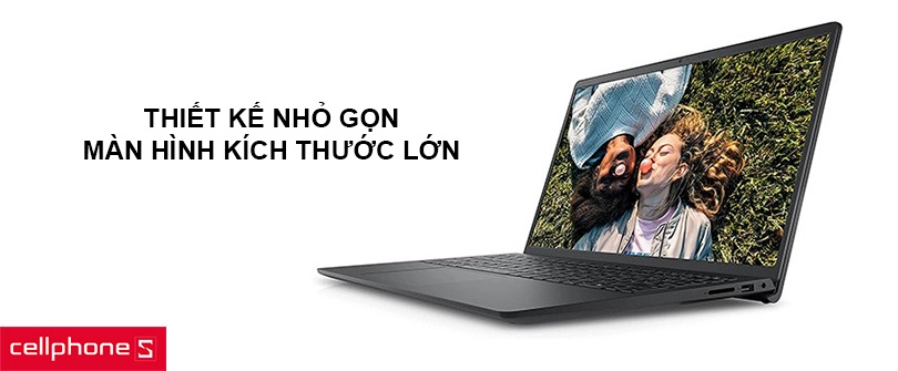 Thiết kế nhỏ gọn, màn hình kích thước lớn, khung viền siêu mỏng