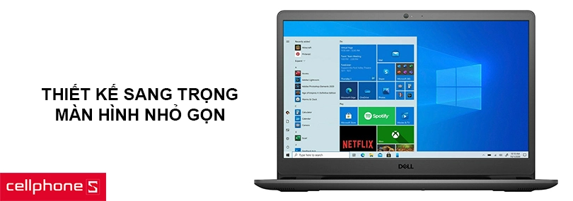 Thiết kế sang trọng với màn hình nhỏ gọn, hỗ trợ cảm ứng