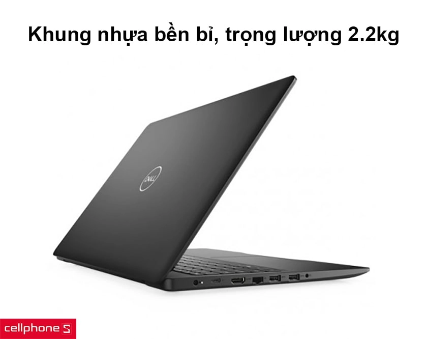 Khung nhựa bền bỉ, trọng lượng 2.2 kg