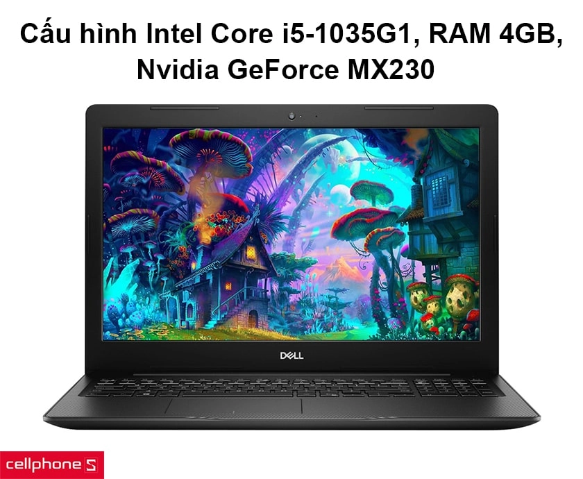 Cấu hình Intel Core i5-1035G1, RAM 4GB, Nvidia GeForce MX230