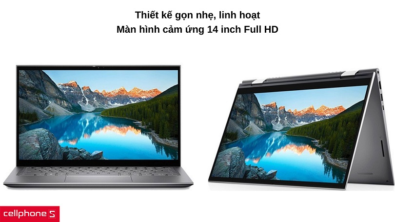 Thiết kế siêu gọn nhẹ, màn hình cảm ứng đặc sắc