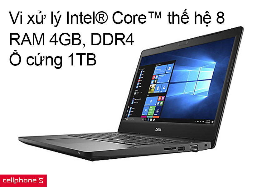 Dell Vostro 3480 70183778 với vi xử lý Core i5 thế hệ thứ 8 mới nhất hiện nay